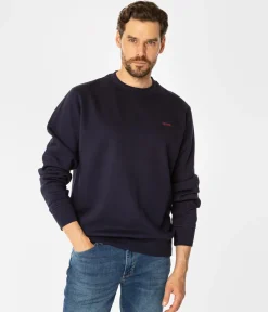 Bluza męska z brandowanym haftem BUCK 5518 NAVY BLAZER