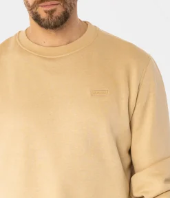 Bluza męska z brandowanym haftem BUCK 5518 WARM SAND