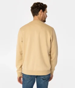 Bluza męska z brandowanym haftem BUCK 5518 WARM SAND