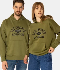 Bluza unisex z kapturem LOGO 2975 SPHAGNUM