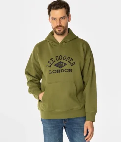 Bluza unisex z kapturem LOGO 2975 SPHAGNUM