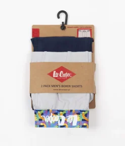 Bokserki 2-pak DUOBOX 9533 BLUE GREY