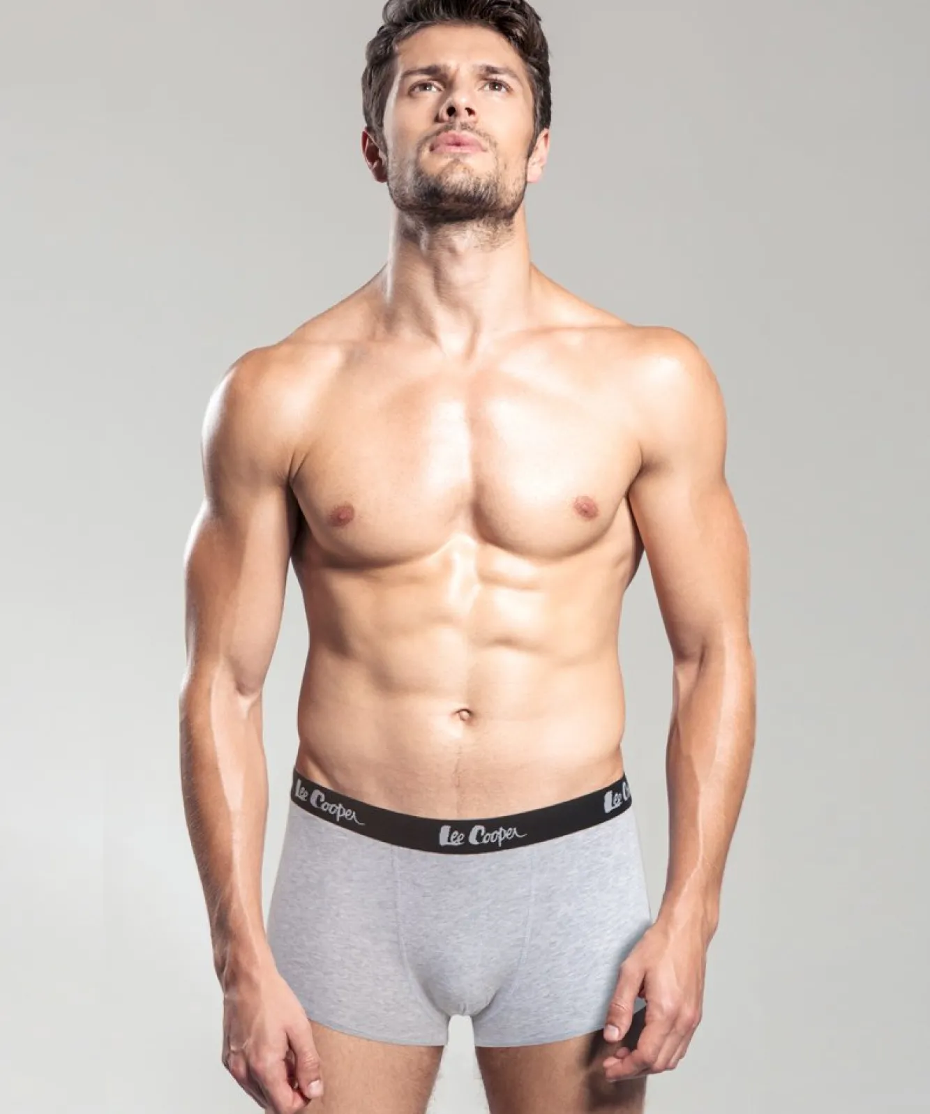 Bokserki 2-pak DUOBOX 9505 GREY BLACK