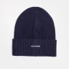 Czapka zimowa męska z kaszmirem 9012 NAVY