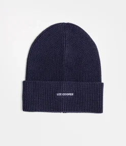 Czapka zimowa męska z kaszmirem 9012 NAVY