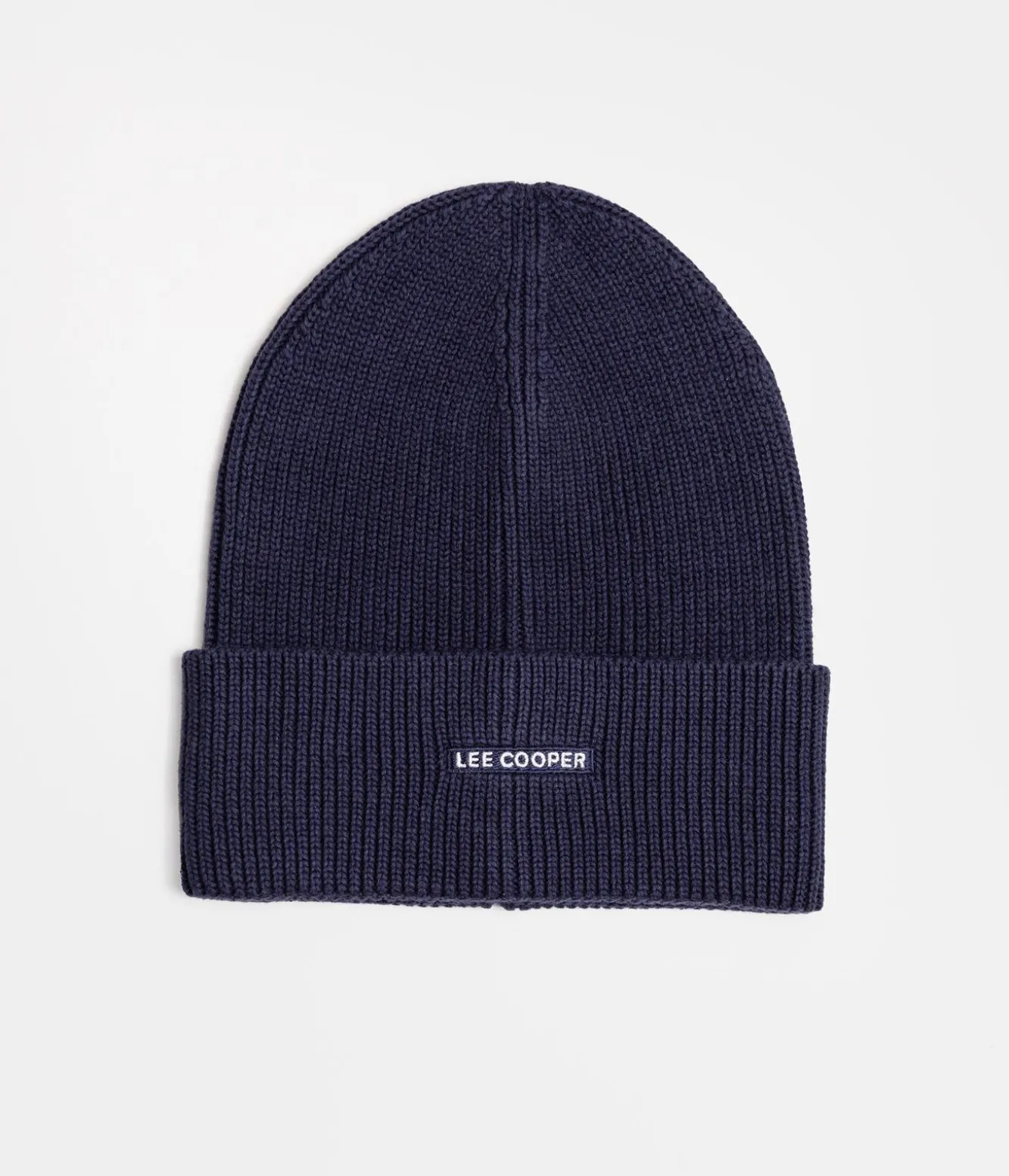 Czapka zimowa męska z kaszmirem 9012 NAVY