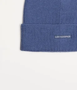 Czapka zimowa męska z wełną merino 5052 BLUE