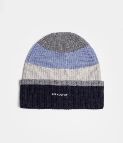 Czapka zimowa unisex z wełną jagnięcą 8020 STRIPES