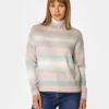 Golf damski ELIANA 2051 LIGHT BLUE