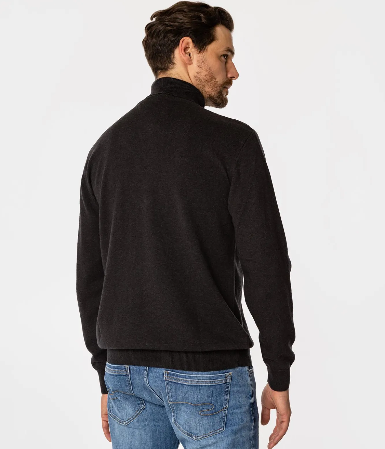 Golf męski SANTO 4310 GREY MELANGE