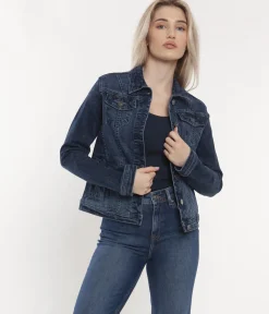 Jeansowa kurtka damska AYAKA 3300 DARK WASH