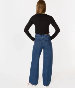 Jeansy damskie baggy ALIZZE 1710 STONE