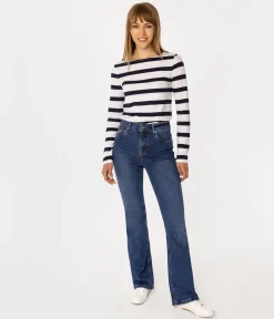 Jeansy damskie bootcut BECCA 2418 STONE USED