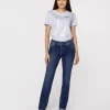 Jeansy damskie regular KIM 2519 BRUSHED USED