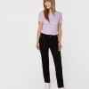 Jeansy damskie regular KIM 8151 BLACK BLACK