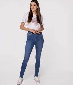 Jeansy damskie skinny DAILY 2519 USED