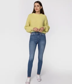 Jeansy damskie skinny DAILY 3159 MID USED