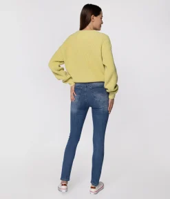 Jeansy damskie skinny DAILY 3159 MID USED