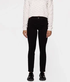 Jeansy damskie slim LC135 8151 BLACK