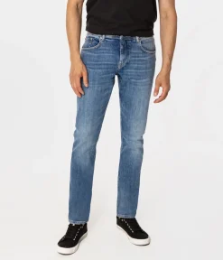 Jeansy męskie comfort slim DENZEL 3007 BRUSHED USED