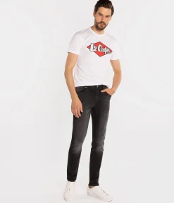 Jeansy męskie comfort slim DENZEL 2703 BLACK USED