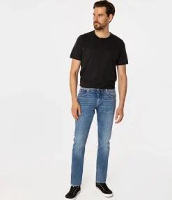 Jeansy męskie comfort slim DENZEL 3007 BRUSHED USED