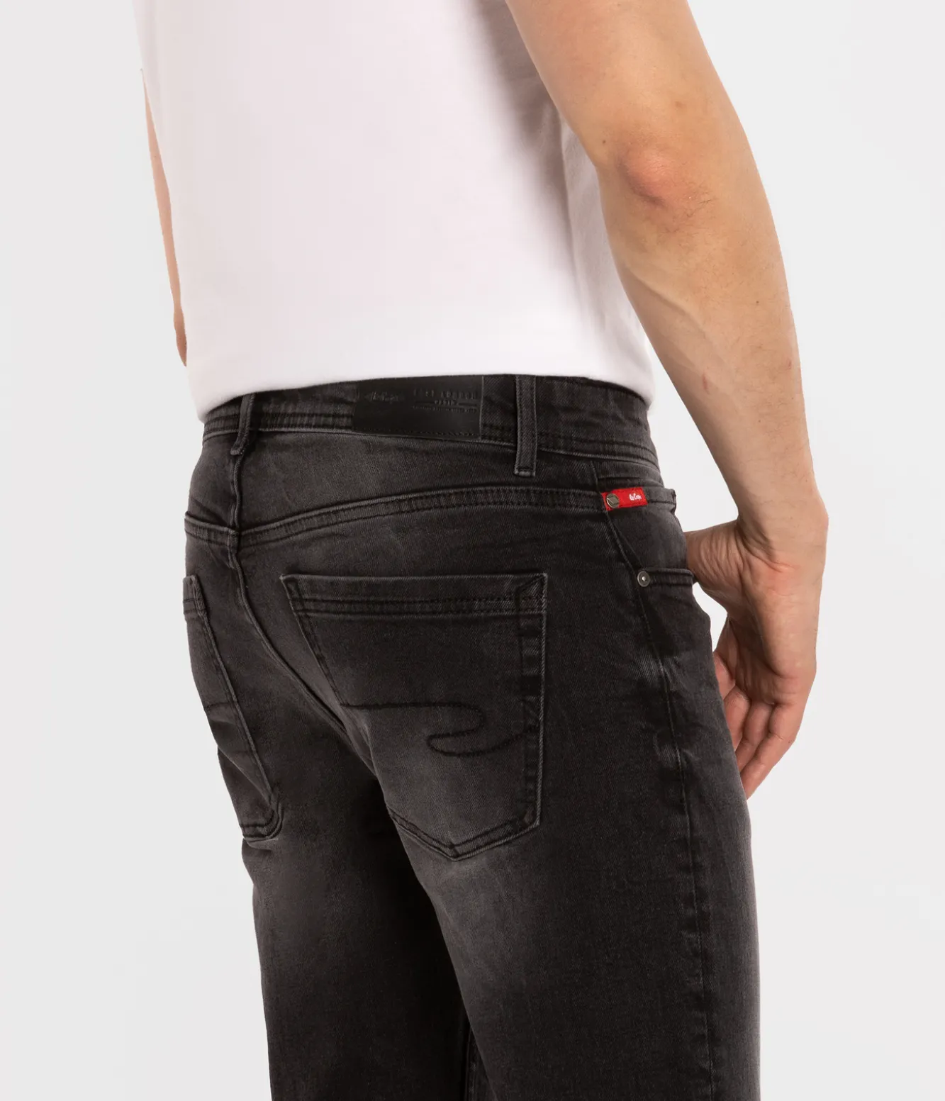 Jeansy męskie comfort slim DENZEL 2703 BLACK USED
