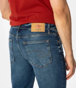 Jeansy męskie skinny JEFF 1079 DARK USED