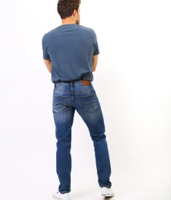Jeansy męskie slim JAMES 2506 DESTROYED