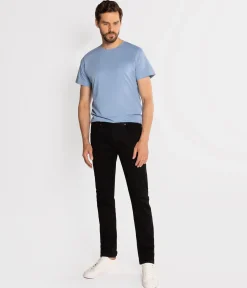 Jeansy męskie slim NORRIS 1900 BLACK