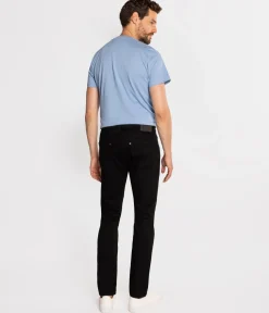 Jeansy męskie slim NORRIS 1900 BLACK