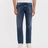 Jeansy męskie tapered LC7504 1558 BRUSHED USED