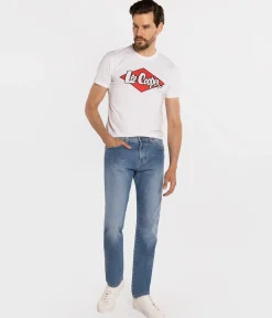 Jeansy męskie tapered LC7504 1533 LIGHT USED