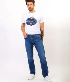 Jeansy męskie tapered LC7506 1780 BRUSHED USED