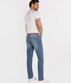 Jeansy męskie tapered LC7504 1533 LIGHT USED