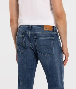 Jeansy męskie tapered LC7504 1558 BRUSHED USED