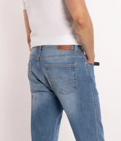 Jeansy męskie tapered LC7504 1533 LIGHT USED