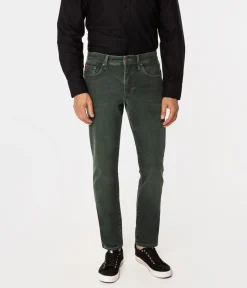 Jeansy męskie tapered slim LONDON 1047 GREEN