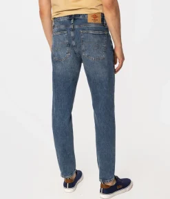 Jeansy męskie tapered slim LONDON 1087 BRUSHED USED