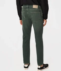 Jeansy męskie tapered slim LONDON 1047 GREEN