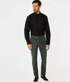 Jeansy męskie tapered slim LONDON 1047 GREEN