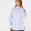 Koszula damska oversize LENA OXFORD BLUE