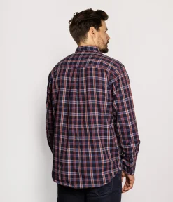 Koszula męska comfort NEW TENBY 14KZ RED OCHRE