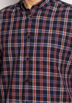 Koszula męska comfort NEW TENBY 14KZ RED OCHRE