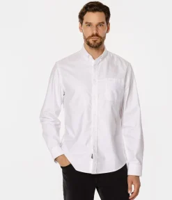 Koszula męska regular LARS OXFORD WHITE