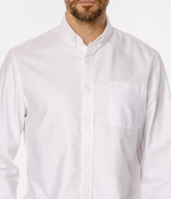 Koszula męska regular LARS OXFORD WHITE