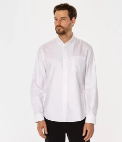 Koszula męska regular LARS OXFORD WHITE
