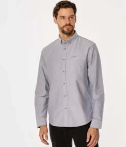 Koszula męska regular LARS OXFORD GREY