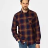 Koszula męska regular w kratę SCOTT 5708 OCHRE INDIGO