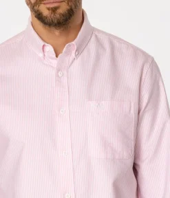 Koszula męska regular w paski LARS OXFORD STRIPES